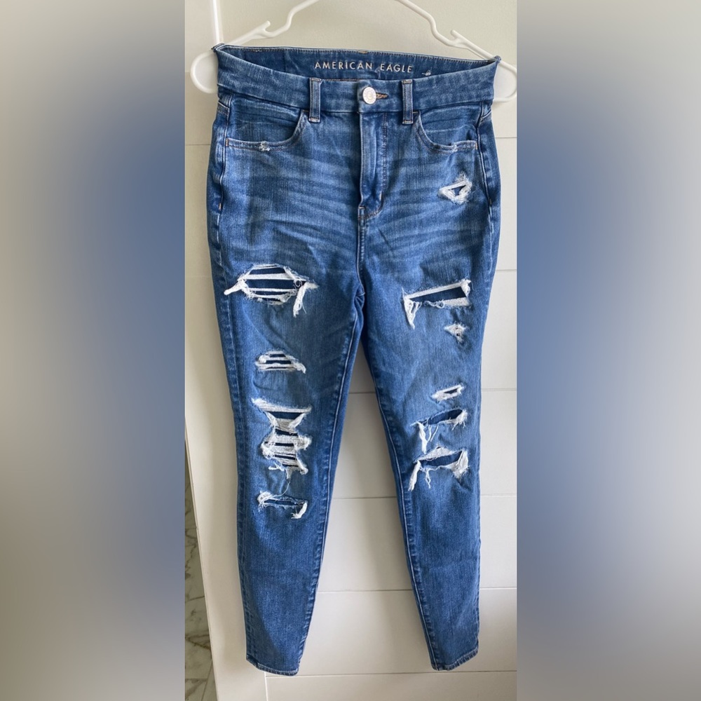 American Eagle Curvy Hi-Rise Jegging Size 2